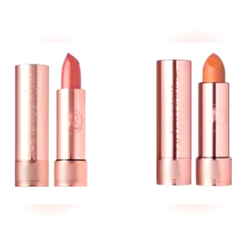 Anastasia lipsticks - Dusty Rose and Taupe Beige